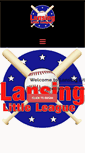 Mobile Screenshot of lansingyouthbaseball.com